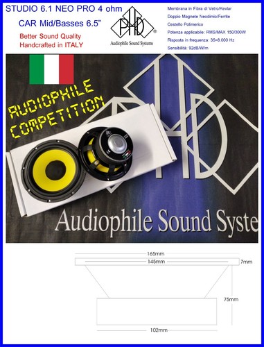 Phd altoparlanti studio 1 - studio, 6.1
